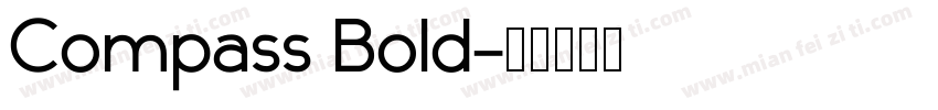 Compass Bold字体转换